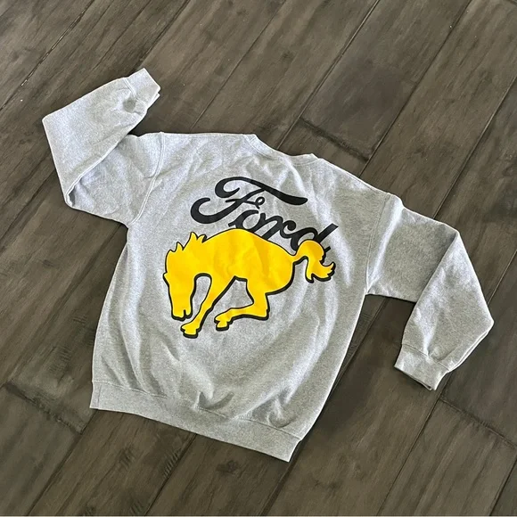 Ford Bronco Gray Crewneck Sweatshirt- Size Medium - Picture 2 of 11